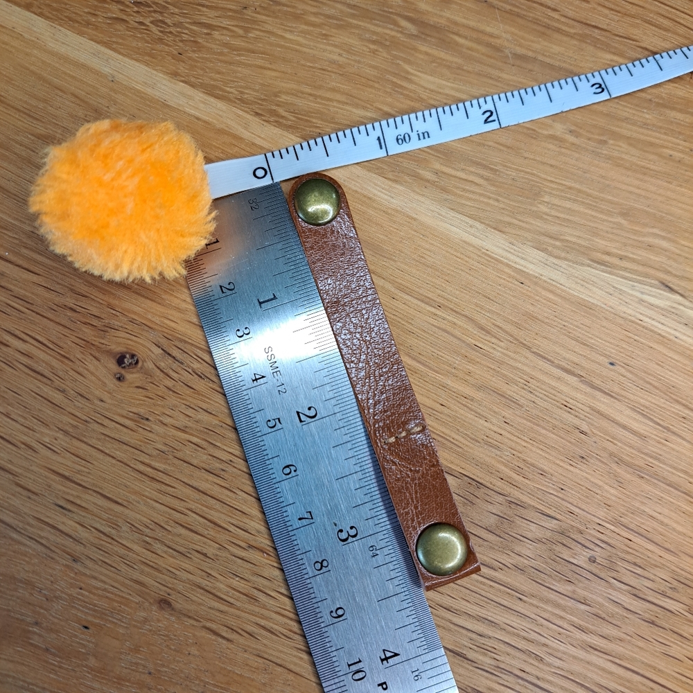 Purse or belt leather repair loops/snaps/extenders/keepers x4 - Picture 3 of 6